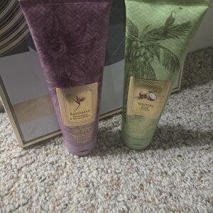 Bath & Body Works Bahamas Purple and Waikiki Green Body Wash Set